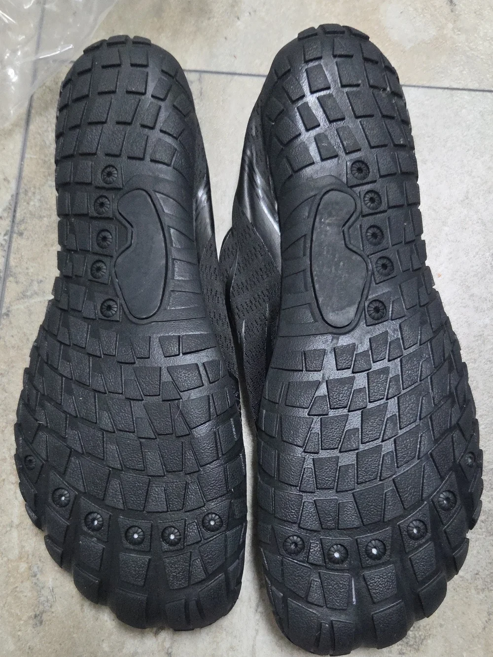 Men's Black Slip-On Athletic Water Shoes
